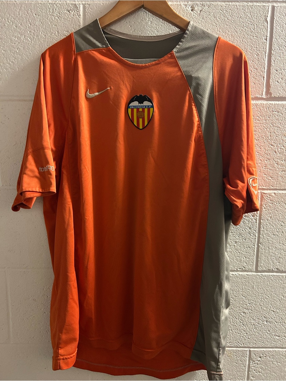 Vintage Nike Valencia Football Shirt Total90 Soccer Jersey